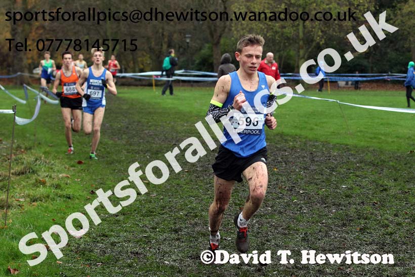Mens under-17s, British Athletics Liverpool Cross Challenge, Sefton Park, Liverpool. Photo: David T. Hewitson/Sports for All Pics
